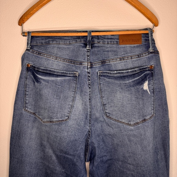 Judy Blue High Waist Tummy Control Straight Leg Jeans - Picture 6 of 6